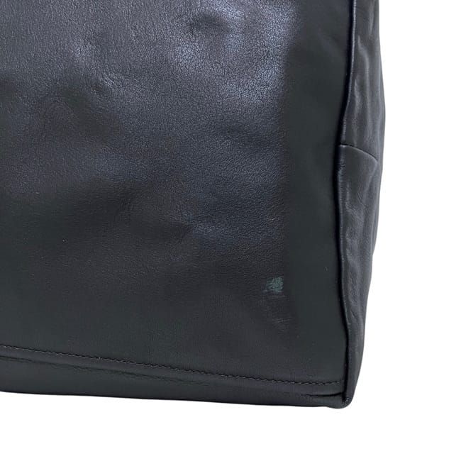 Prada Chain Tote Black Nero Leather