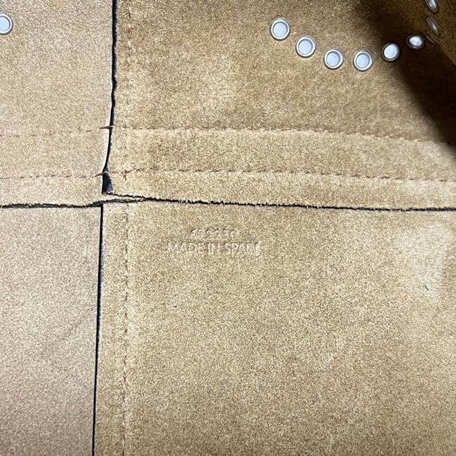 Loewe T Tote Brown Anagram Studded