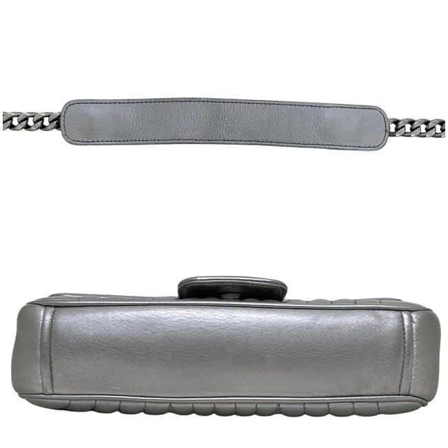 Prada Chain Shoulder Bag Silver Diagram