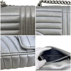 Prada Chain Shoulder Bag Silver Diagram