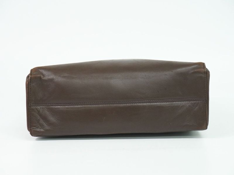 Loewe Anagram 2-Way Shoulder Bag Leather Brown