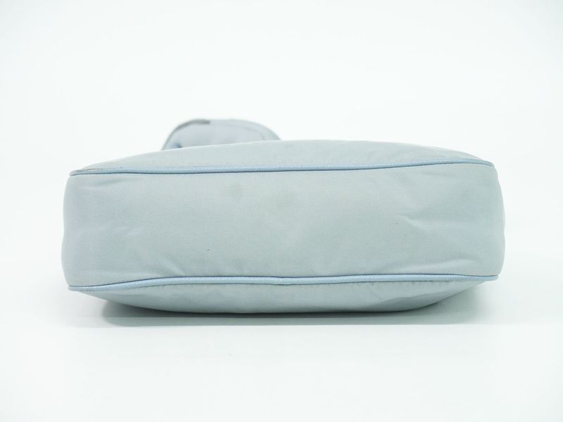 Prada Re Edition Shoulder Bag Pochette Nylon Light Blue