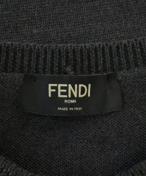 Fendi Vest Wool Gray