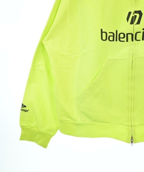 Balenciaga Hoodie Cotton Fluorescent Yellow