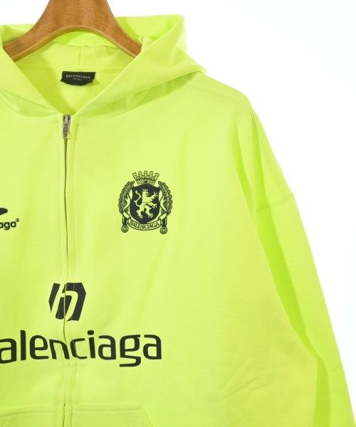 Balenciaga Hoodie Cotton Fluorescent Yellow