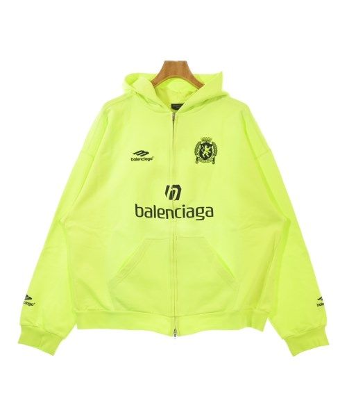 Balenciaga Hoodie Cotton Fluorescent Yellow