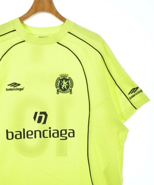 Balenciaga T-Shirt Cotton Fluorescent Yellow