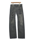Balenciaga Denim Pants Cotton Dark Gray