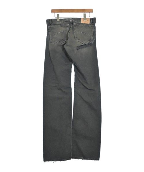 Balenciaga Denim Pants Cotton Dark Gray