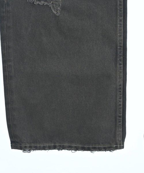 Balenciaga Denim Pants Cotton Dark Gray