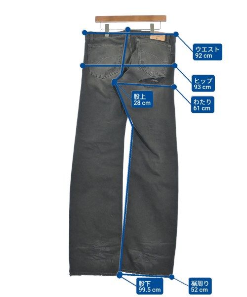 Balenciaga Denim Pants Cotton