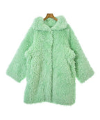 Balenciaga Coat Polyester Green