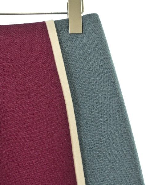 Gucci Long Maxi Length Skirt Red-purple X Blue-gray