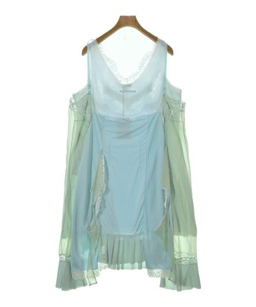 Balenciaga Dress Nylon Cotton Light Blue