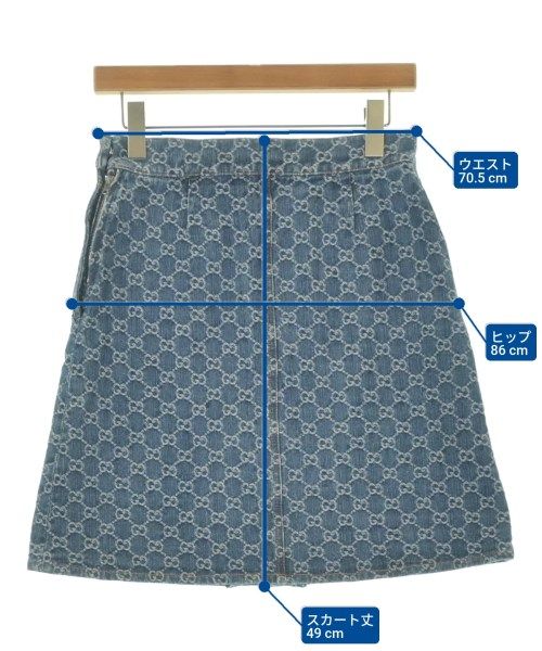 Gucci Skirt Cotton Indigo