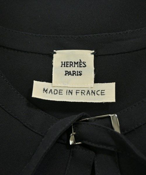 Hermes Blouse Silk Black