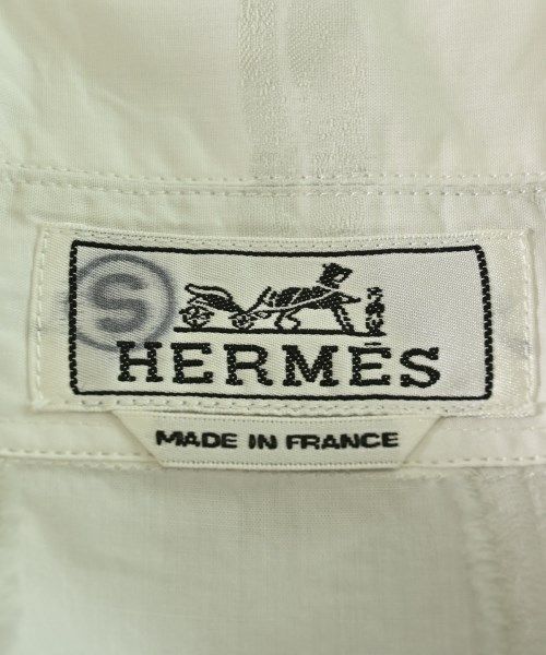 Hermes Casual Shirt Cotton White Light Gray