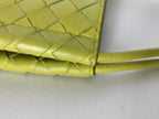 Bottega Veneta Shoulder Bag Intrecciato Mini the Knot Yellow Green