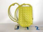 Bottega Veneta Shoulder Bag Intrecciato Mini the Knot Yellow Green