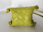 Bottega Veneta Shoulder Bag Intrecciato Mini the Knot Yellow Green
