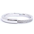 Tiffany & Co. 18K White Gold Rock Diamond Ring