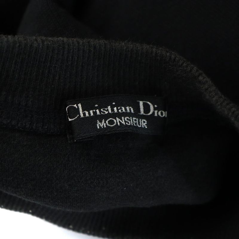 Dior Trainer Sweatshirt Long Sleeve Logo L Black Sneaker