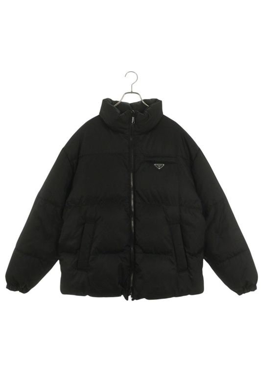 Prada Logo Pre Triversible Nylon Down Jacket