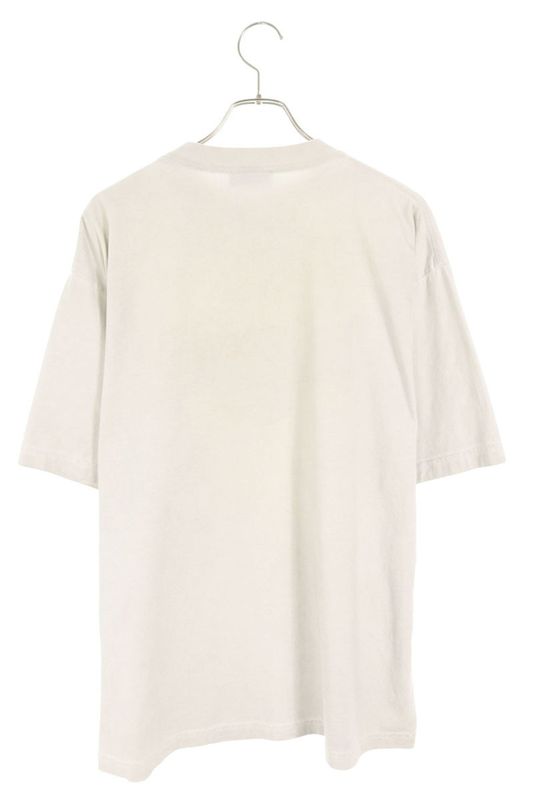 Balenciaga Carre Gigi Logo Embroidery T-Shirt XS Gray Tone