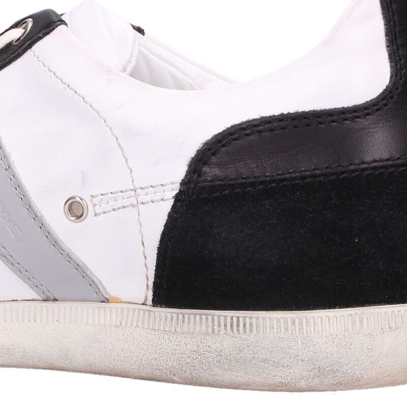 Dior Homme German Romance Cut Sneakers 40 White Black