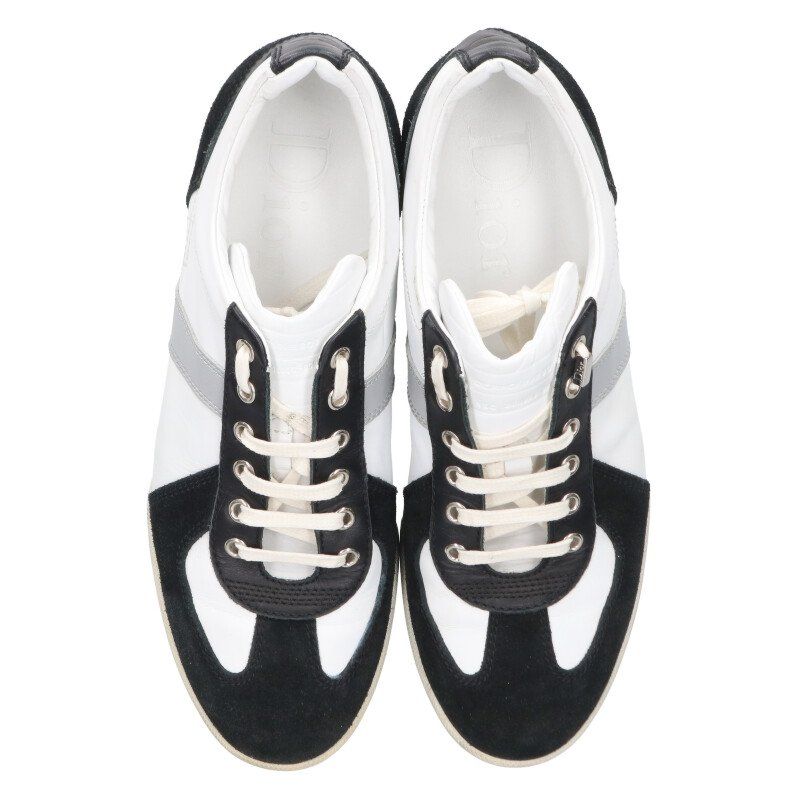 Dior Homme German Romance Cut Sneakers 40 White Black