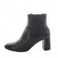 Saint Laurent Paris Side Gore Boots Short Almond Toe Heel Leather 37