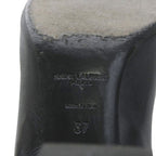 Saint Laurent Paris Side Gore Boots Short Almond Toe Heel Leather 37