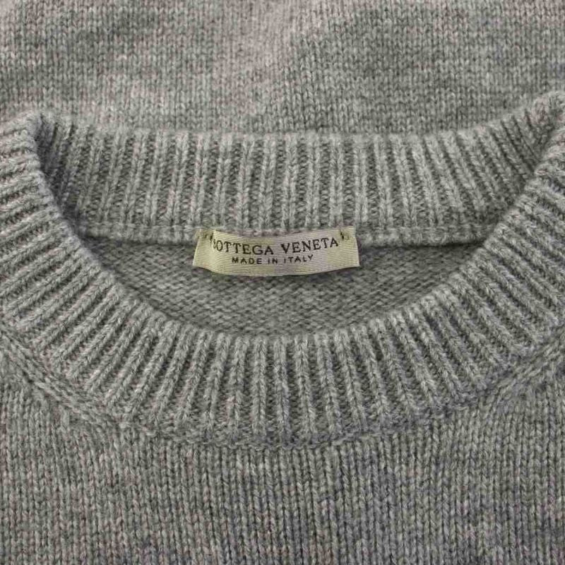 Bottega Veneta Knit Sweater Long Sleeve Cashmere 44 Gray