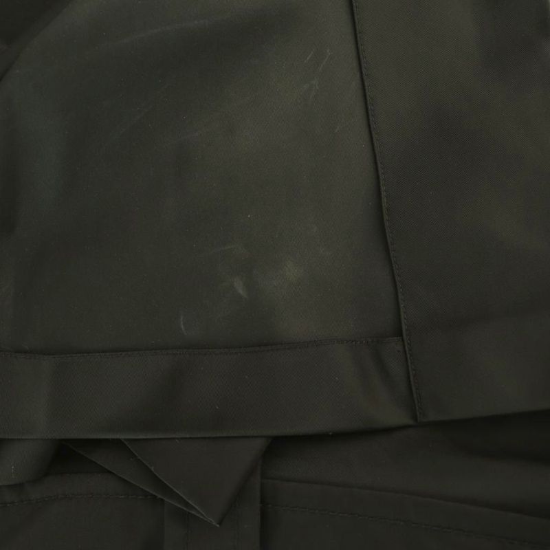 Prada Front Button Mid Mole Long Black Skirt