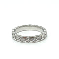 Chanel Ring Coco Crush Full Diamond 18K White Gold Silver