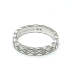 Chanel Ring Coco Crush Full Diamond 18K White Gold Silver