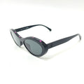 Chanel Sunglasses CC Logo Plastic Black Pink