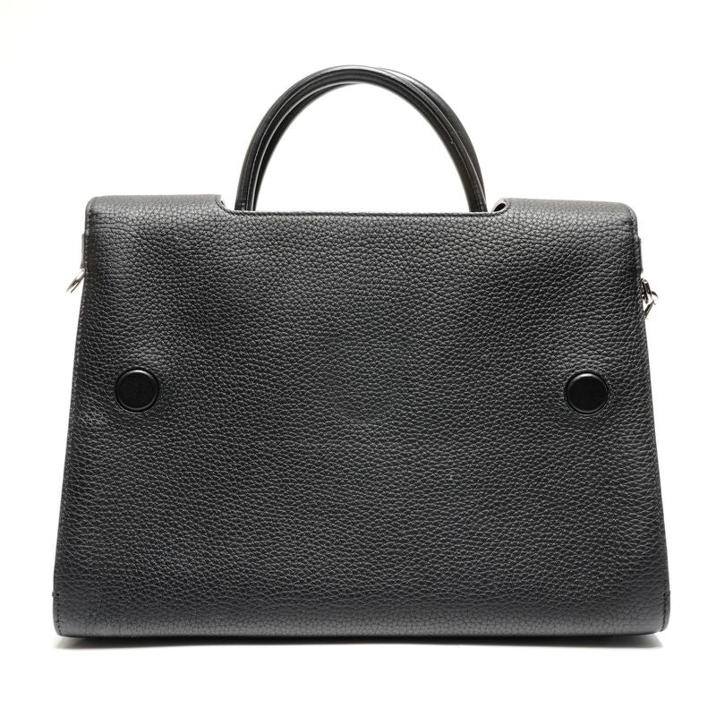 Dior Handbag Leather Silver