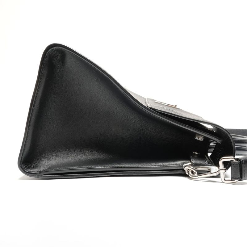 Dior Handbag Leather Silver