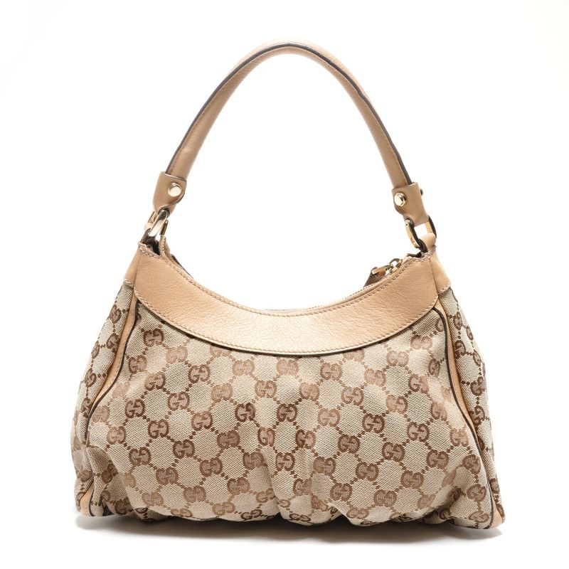 Gucci Shoulder Bag GG Canvas Abbey Hobo