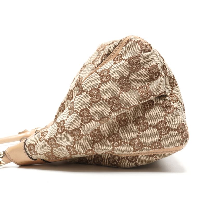 Gucci Shoulder Bag GG Canvas Abbey Hobo