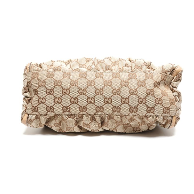 Gucci Shoulder Bag GG Canvas Abbey Hobo