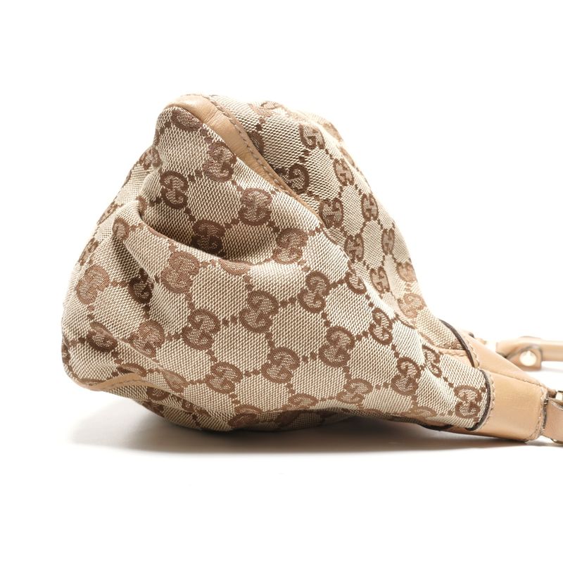 Gucci Shoulder Bag GG Canvas Abbey Hobo