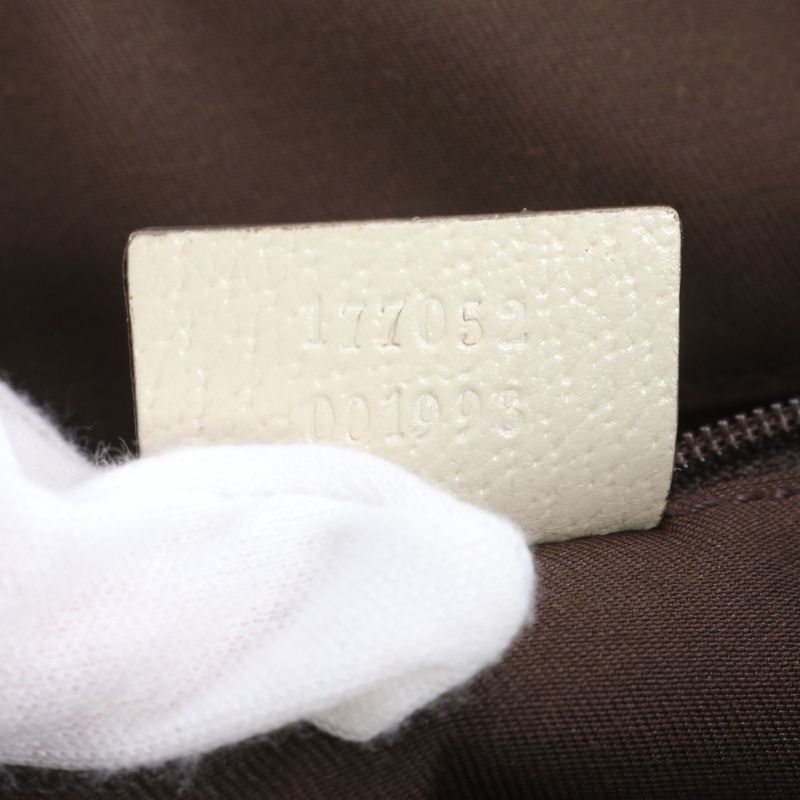 Gucci GG Canvas Prince Leather Tote Shoulder