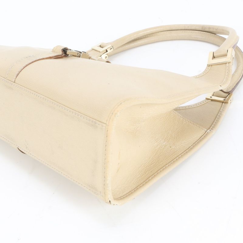 Gucci Jackie Beige Leather Shoulder Bag