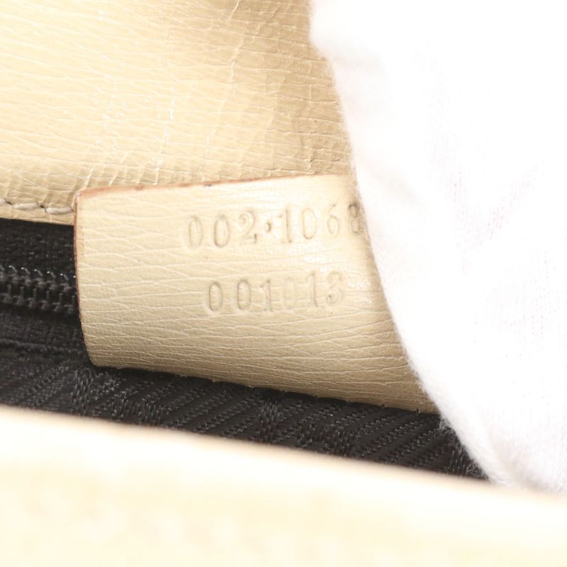 Gucci Jackie Beige Leather Shoulder Bag