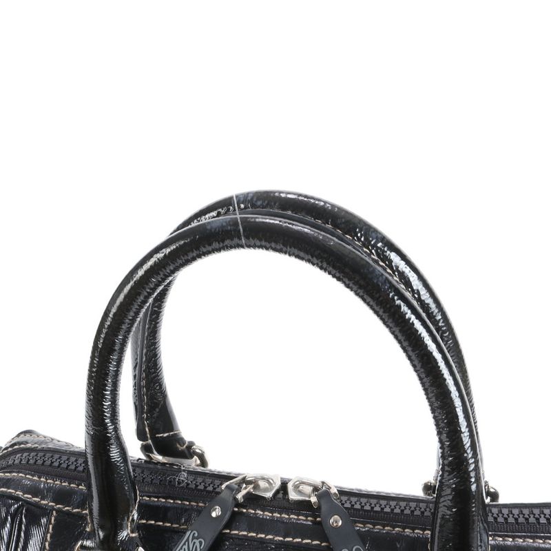 Gucci Interlocking Leather Handbag Tote Black
