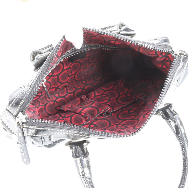 Gucci Interlocking Leather Handbag Tote Black