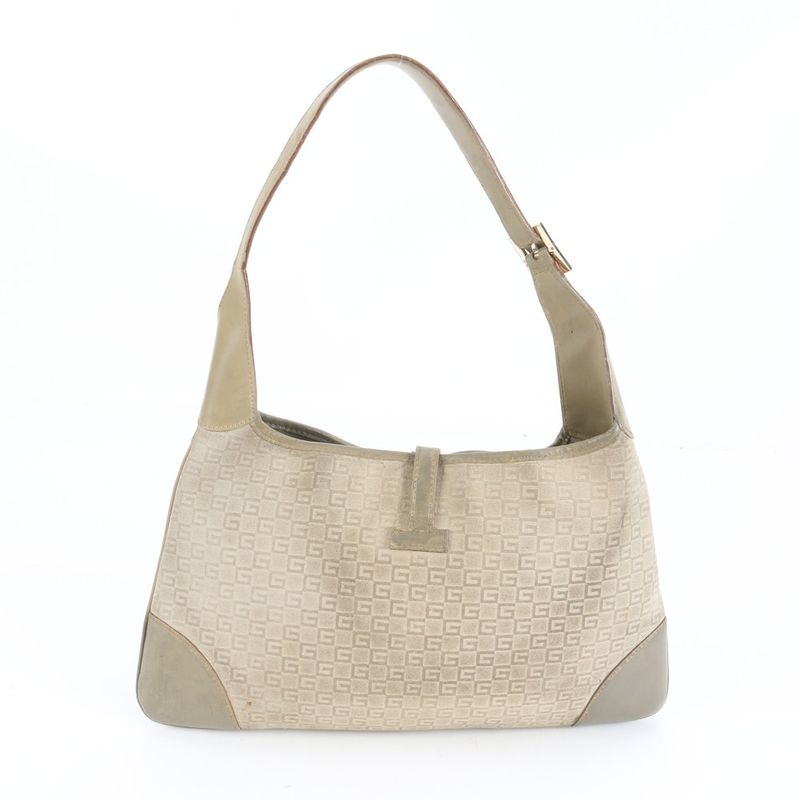 Gucci Jackie 001 Leather Shoulder Bag Tote