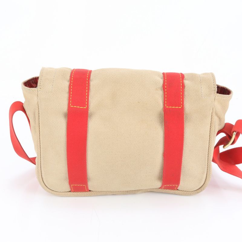 Louis Vuitton Antigua Besace PM Beige Shoulder Bag X Red